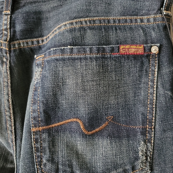 7 For All Mankind Relaxed Men's Bkue Jeans 33×34 - Picture 12 of 15